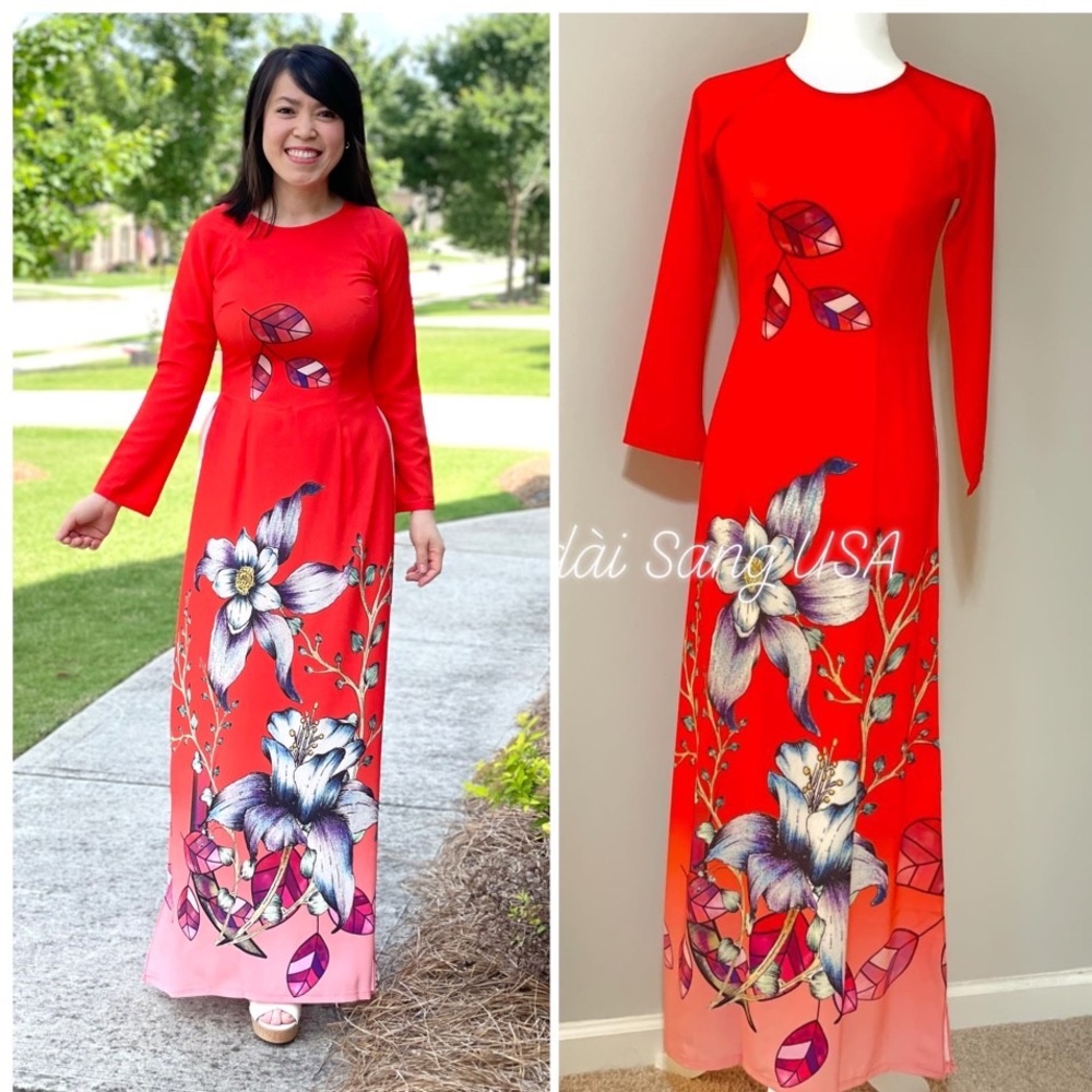 Vietnamese traditional dress size M
